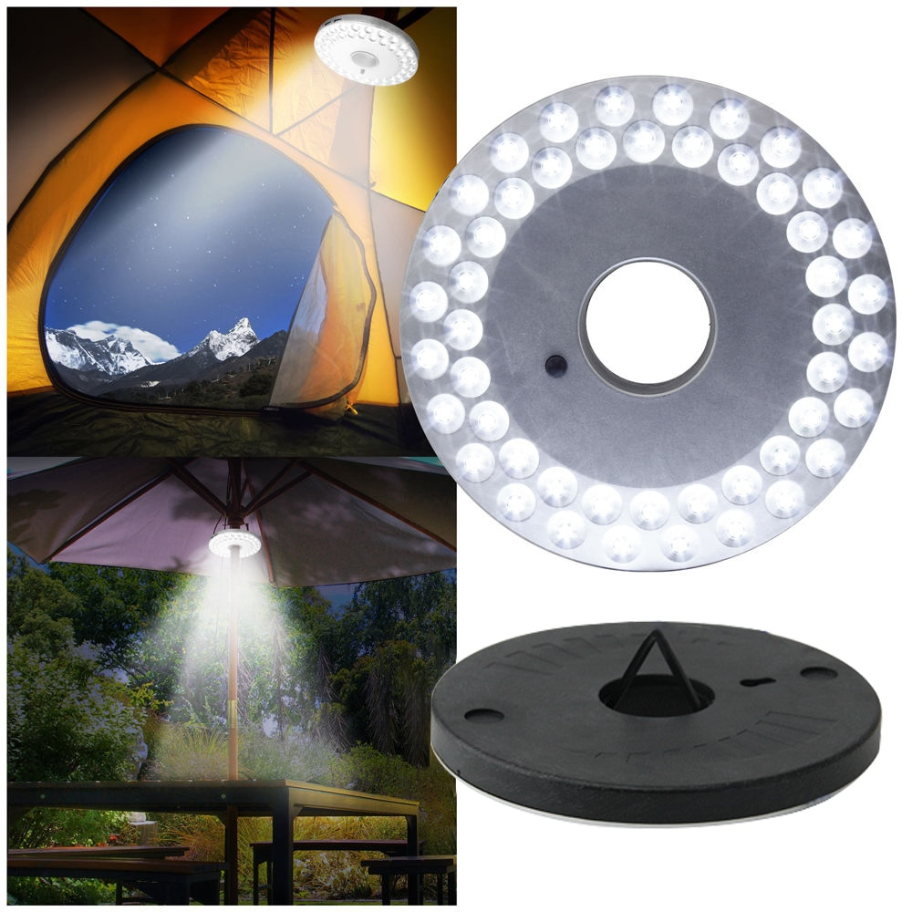 Solar Led Camping Lamp - Portable  Hanging Tent Lighting For Outdoor Activities
