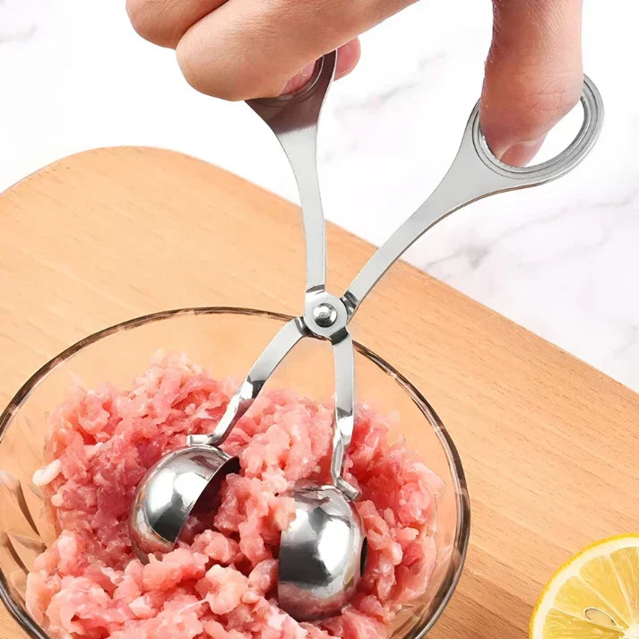 Stainless Steel Meatball Shaper - Meatball Tongs for Perfect Meatballs